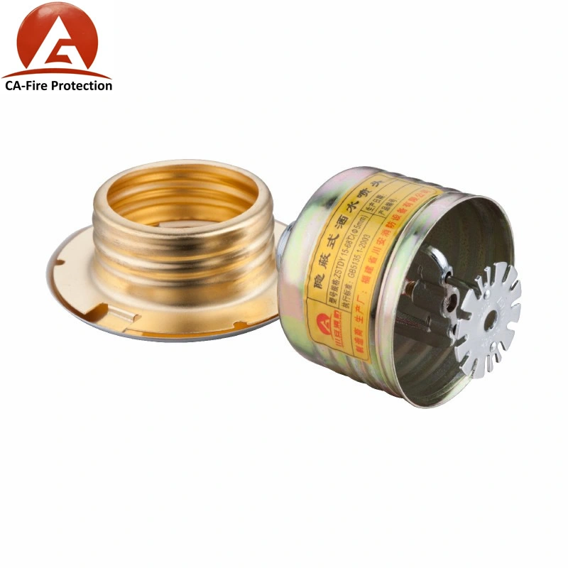 Zinc Upright Pendent Sidewall Concealed Esfr Brass UL/FM Fire Sprinkler Head for Fire Fighting Equipments