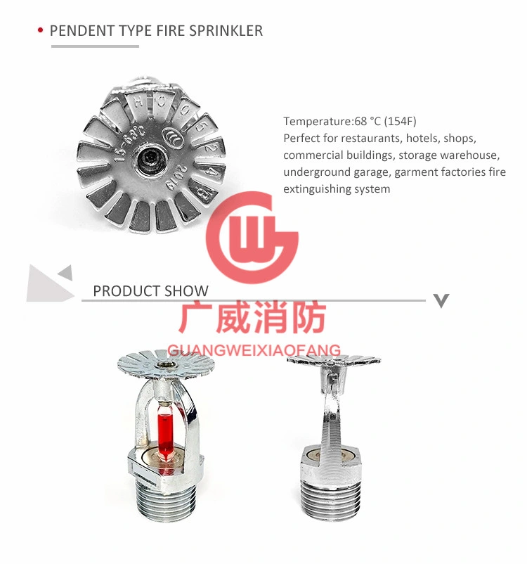 Chrome Finish Concealed Fire Sprinkler