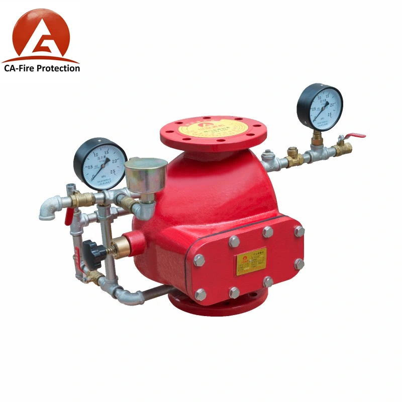 Ca Brass Ductile Iron Zsfz250 Red Fire Dry Fire Alarm Valve Zsfz 100 Wet Alarm Valve Wet Alarm Valve