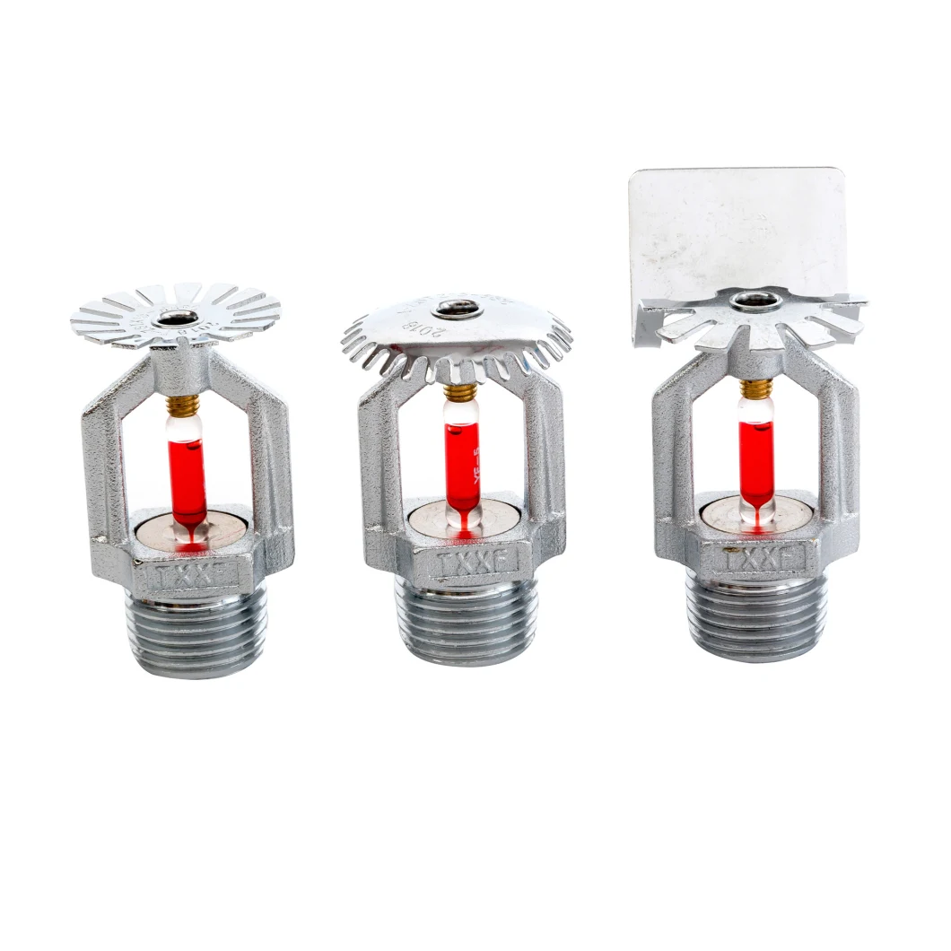 Direct Manufacturer Pendent Upright Sidewall Glass Bulb Esfr Concealed Fire Sprinkler Heads with Plastic Protection Frame