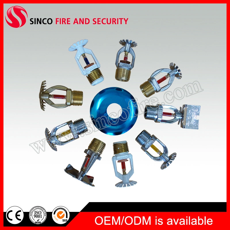 Brass Material Chrome Shell Concealed Fire Sprinkler